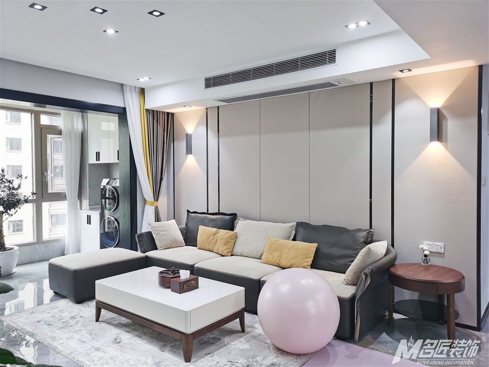 深圳室内装修国华新都142平米-现代简约设计轻奢与精致的双重享受